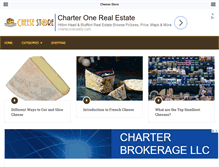 Tablet Screenshot of cheese-store.com